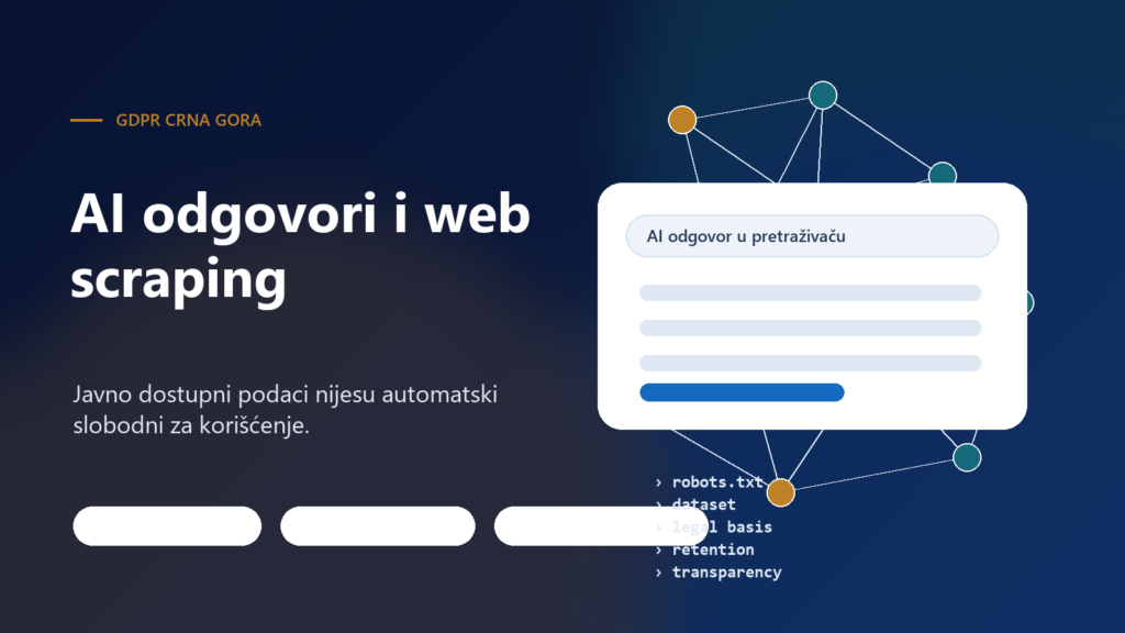 AI odgovori u pretraživačima: šta se dešava sa podacima preuzetim sa drugih sajtova?