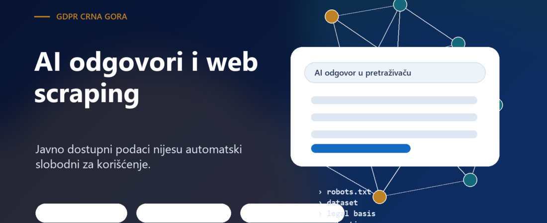 AI odgovori u pretraživačima: šta se dešava sa podacima preuzetim sa drugih sajtova?